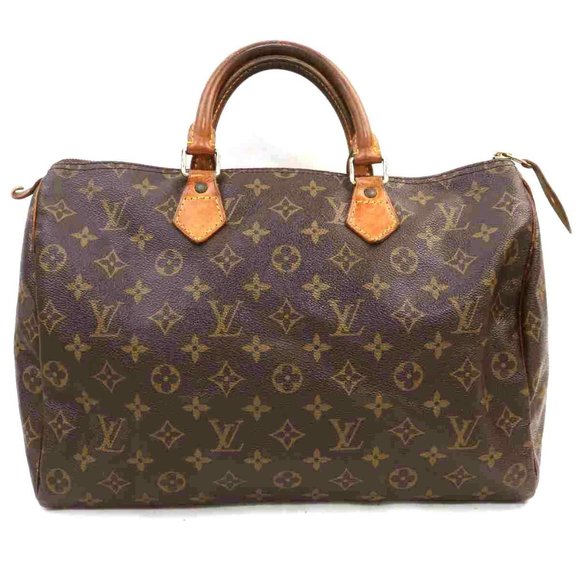Auth Louis Vuitton Speedy 35 Hand Bag #6324L20 - Picture 1 of 10